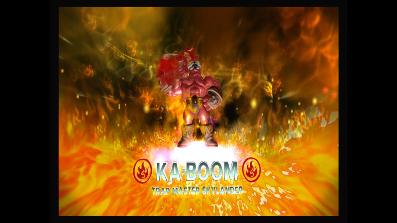 Skylanders nightmare traptanium Kaos vs Ka-boom