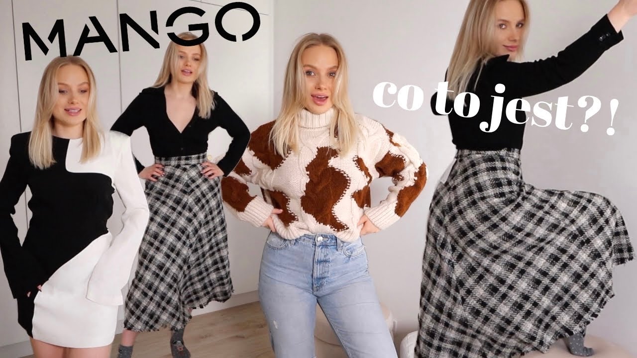 MIERZĘ UBRANIA Z MANGO, KTÓRYCH NIGDY BYM NIE KUPIŁA i zmieniam swój styl