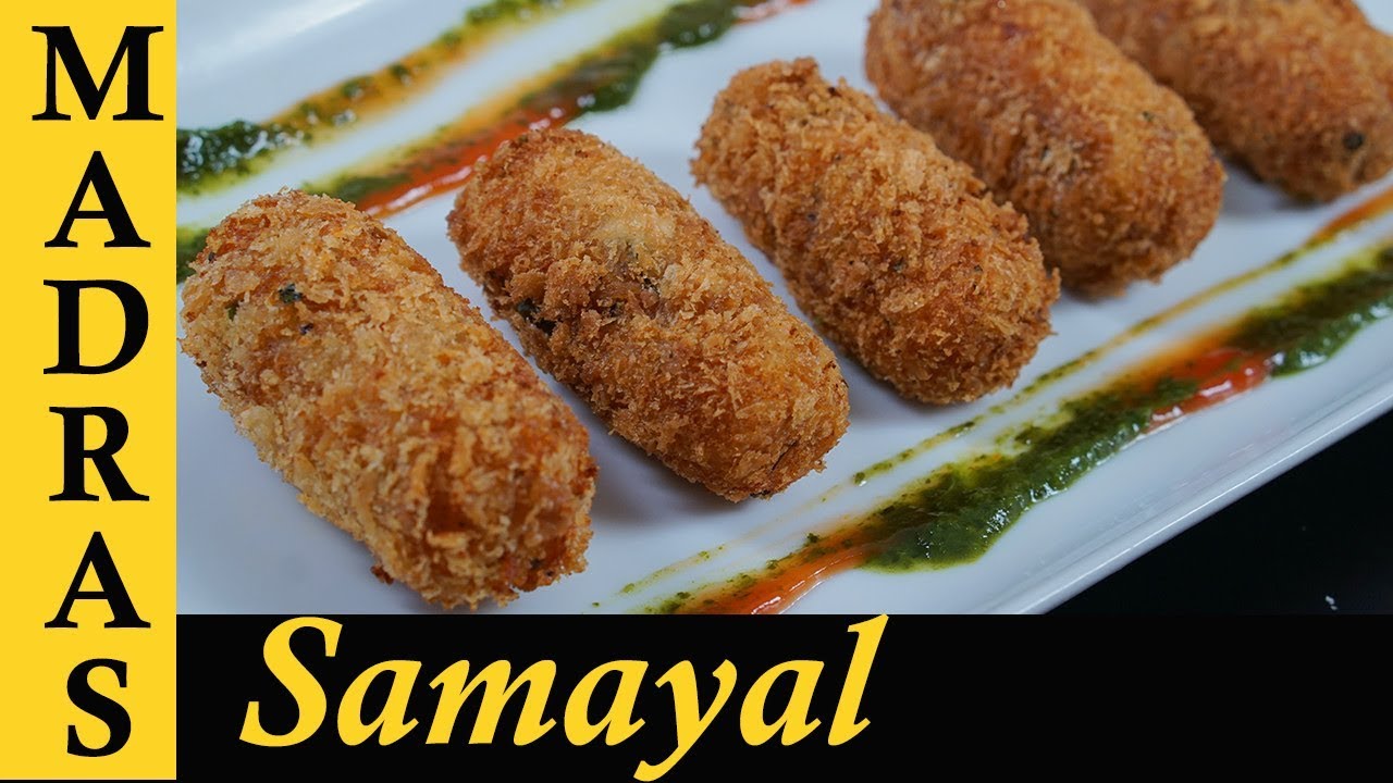 Crispy Potato Snack Recipe for Kids in Tamil | Potato Nuggets with homemade breadcrumbs in Tamil