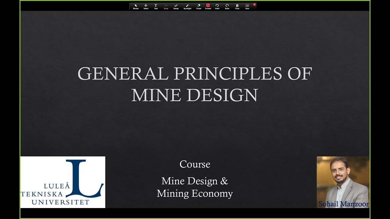 General Principles of Mine Design (with subtitles)