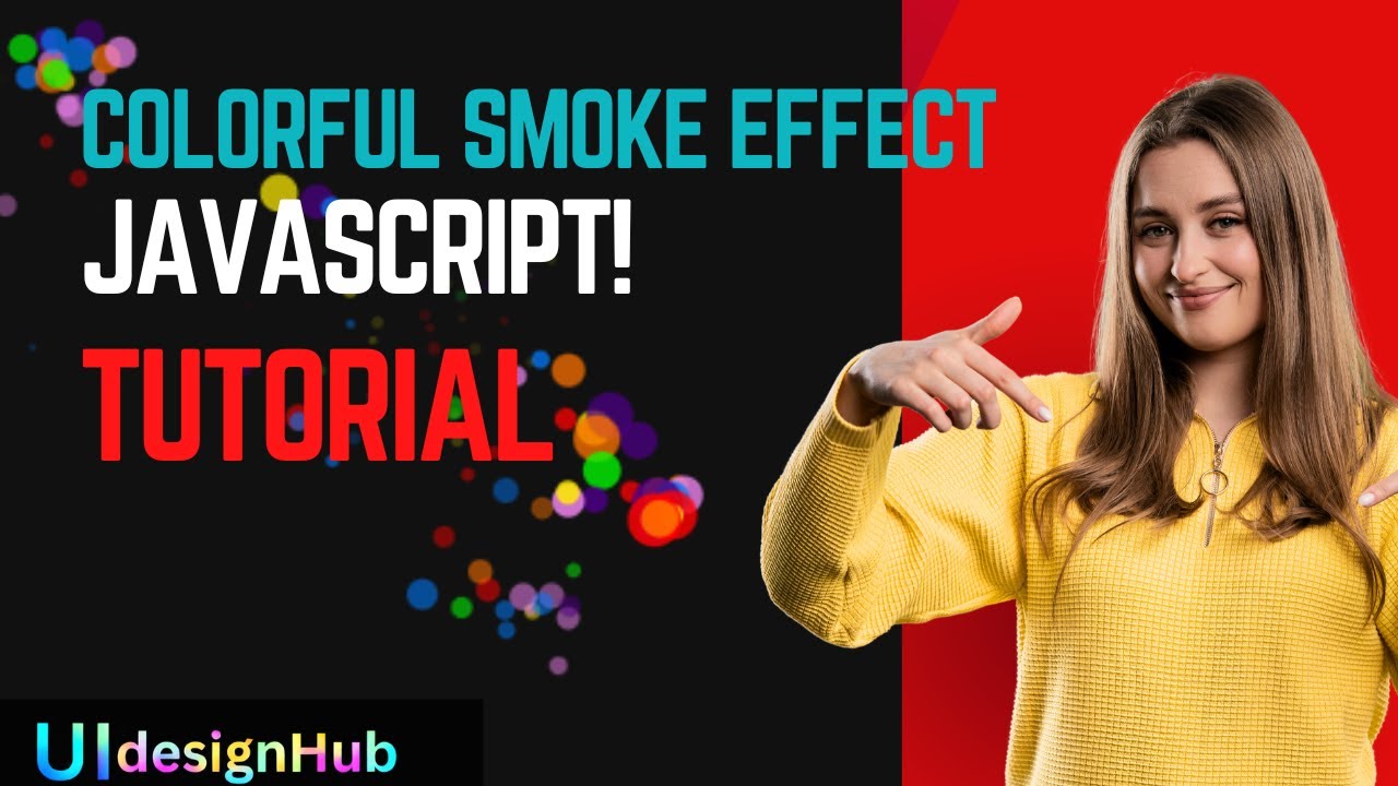 🔥 Colorful Smoke Effect in JavaScript | HTML CSS JS Animation | Mouse Trail Effect*🎨