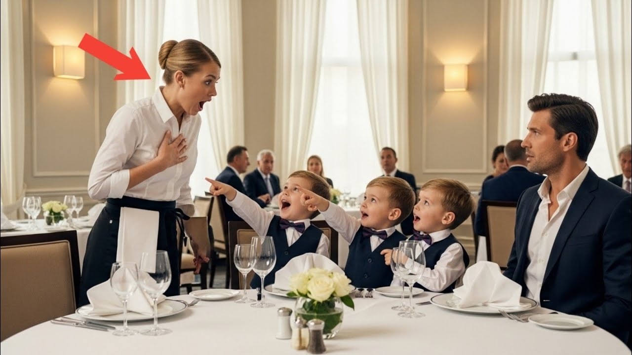 Ses fils muets ont crié MAMAN en voyant une serveuse — et toute la salle s'est figée