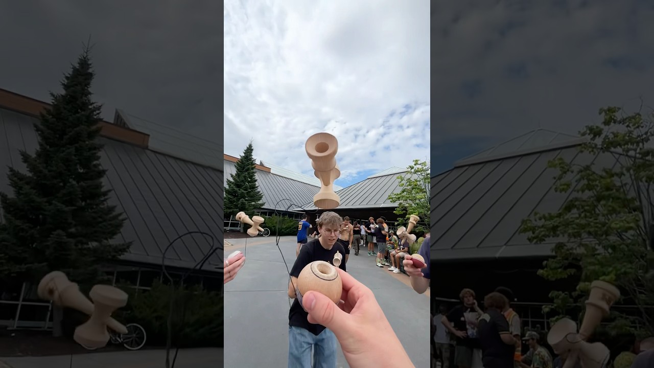 NO WAY they ALL did that!!! 🤯 #kendama