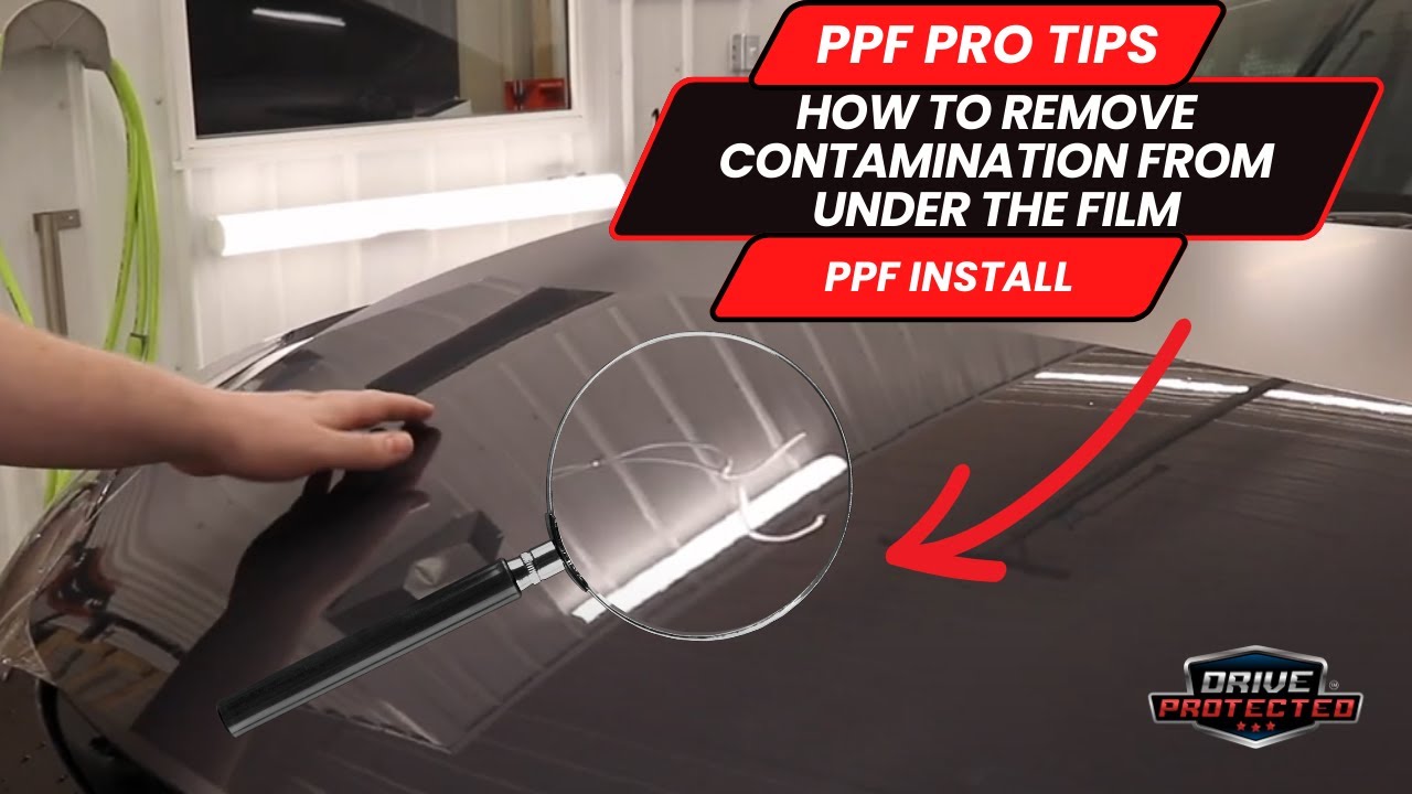Советы PPF Pro: как удалить загрязнения из-под пленки