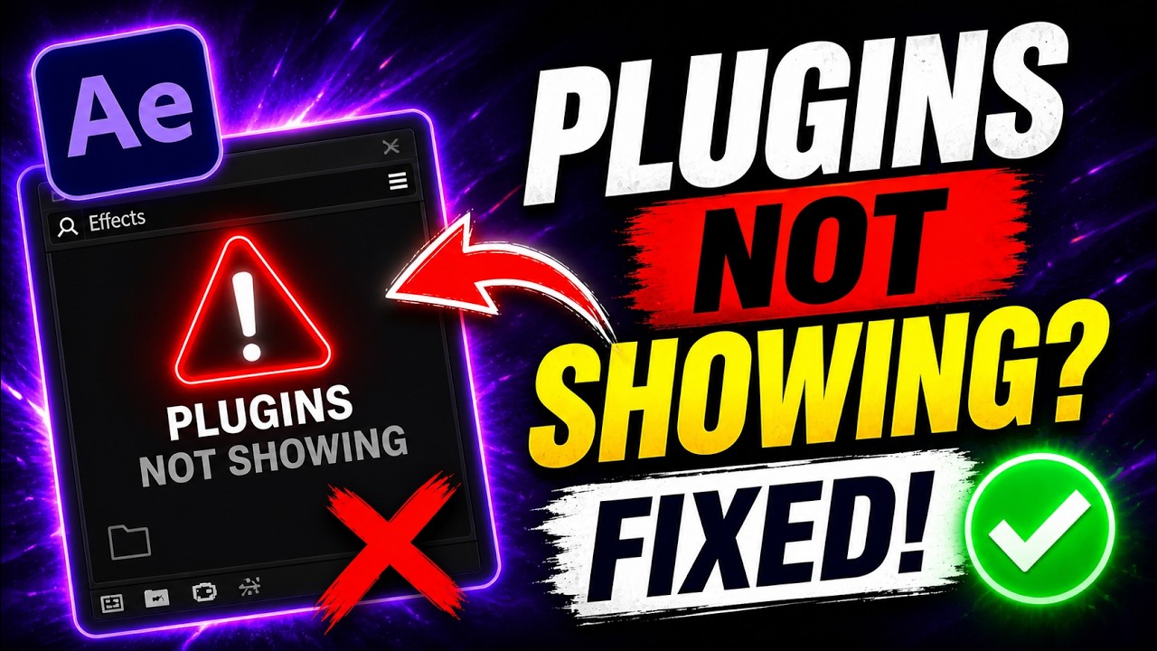 How to Fix Plugins Not Showing Up in After Effects
