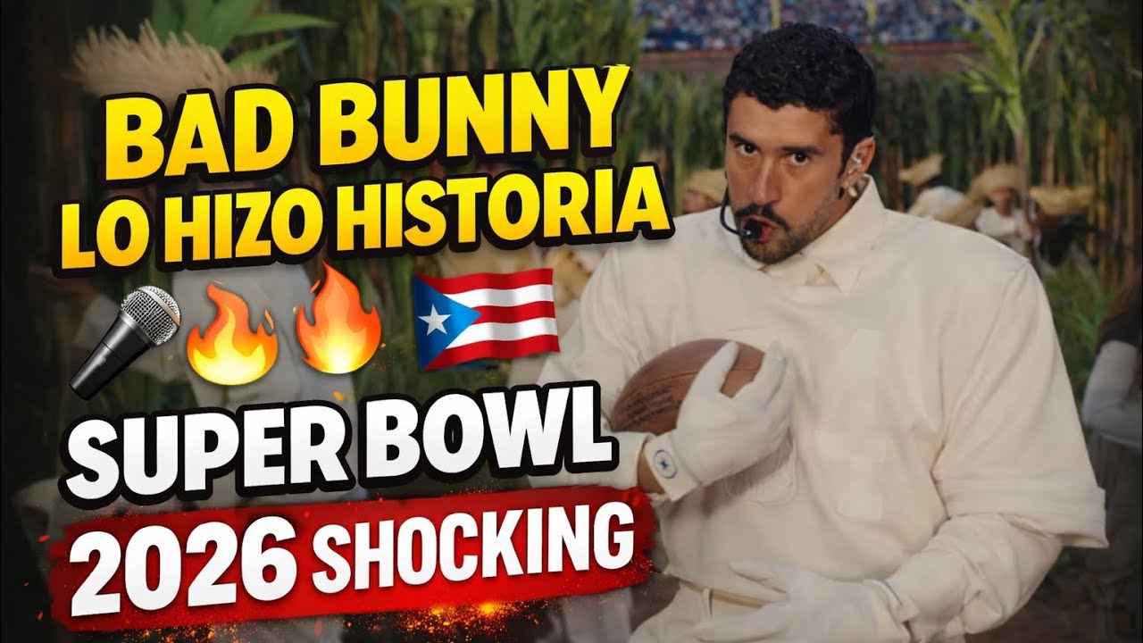 Bad Bunny en el Super Bowl 2026 🌟 Actuación ÉPICA + Momentos Virales del Halftime Show