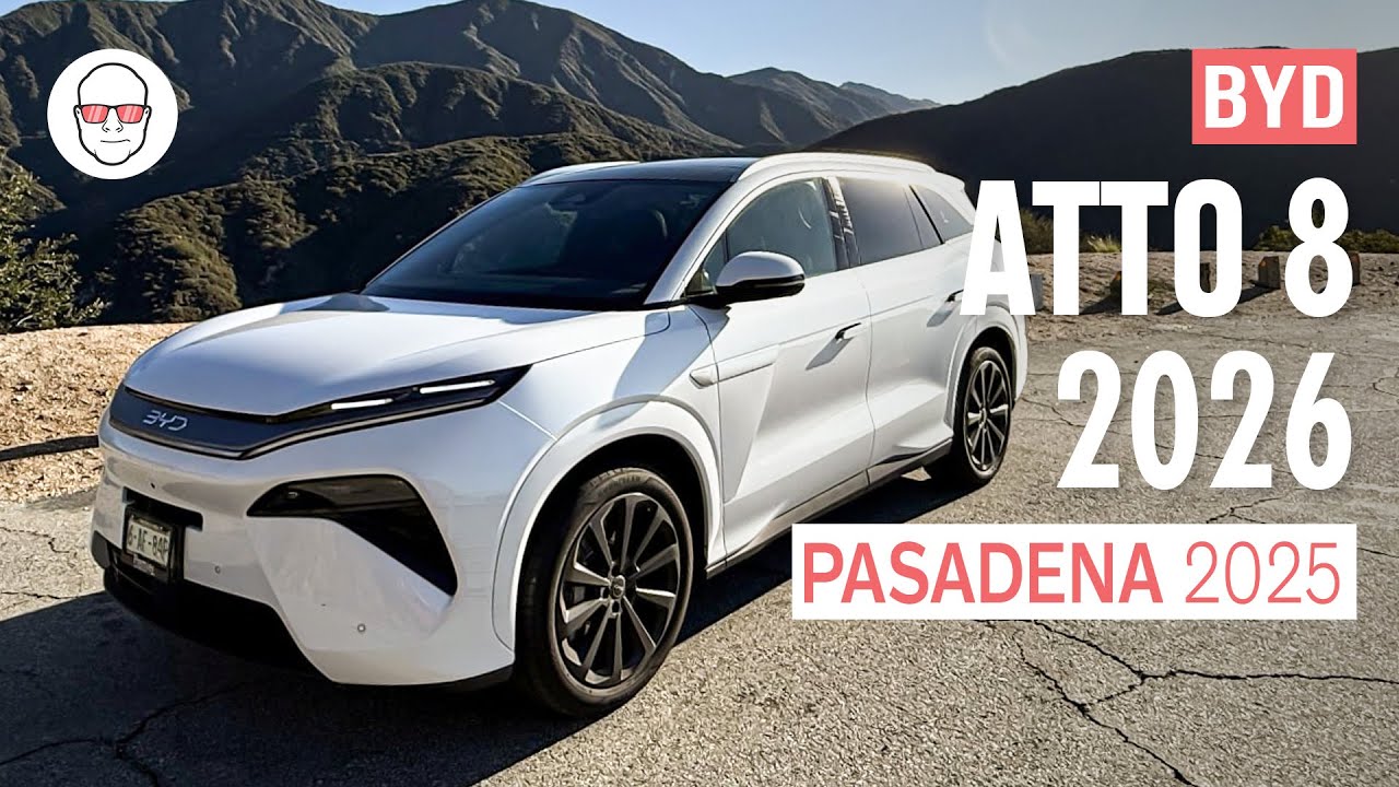 BYD Atto8 / Sealion 8 DM P test WCOTY w Pasadenie 2025