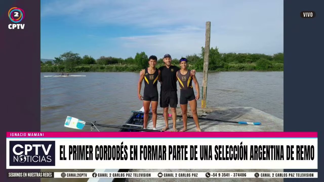 El primer cordob&eacute;s en formar parte de una Selecci&oacute;n Argentina de Remo