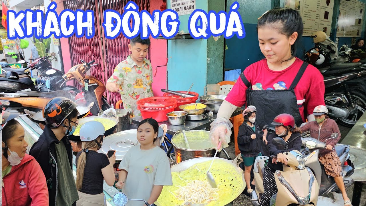Bánh Xèo Nhí Hôm Nay Đông Kinh Khủng Hà Anh Và Gia Kiệt Đứng Bếp 5 Chảo Đỏ Lửa