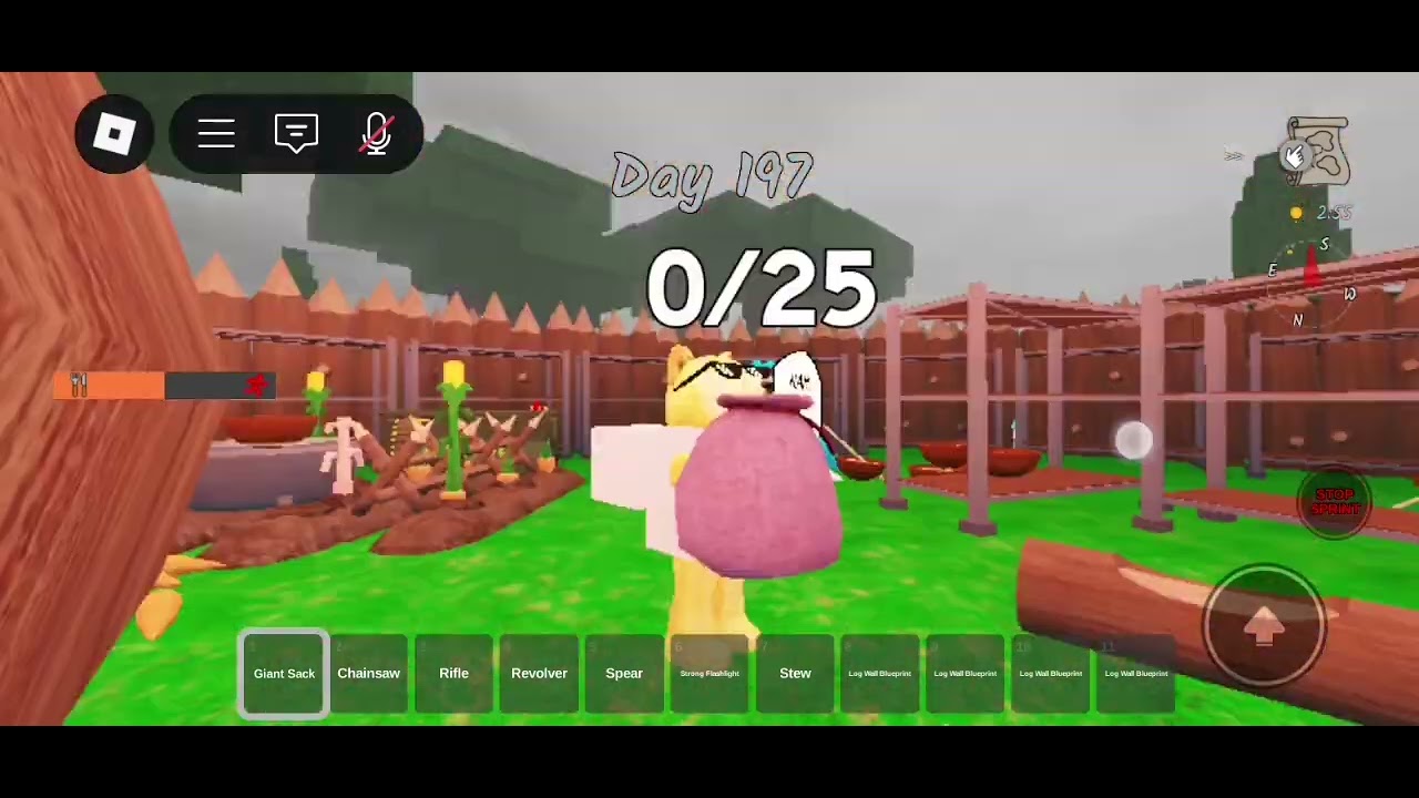Surviving 200 days in 99 nights in the forest#99nitf#roblox#gaming