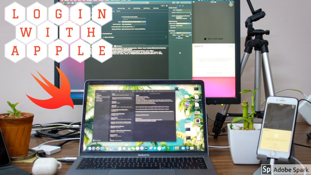 How to add Custom Sign In with Apple in iOS13, Swift5 Xcode 11 Tutorial