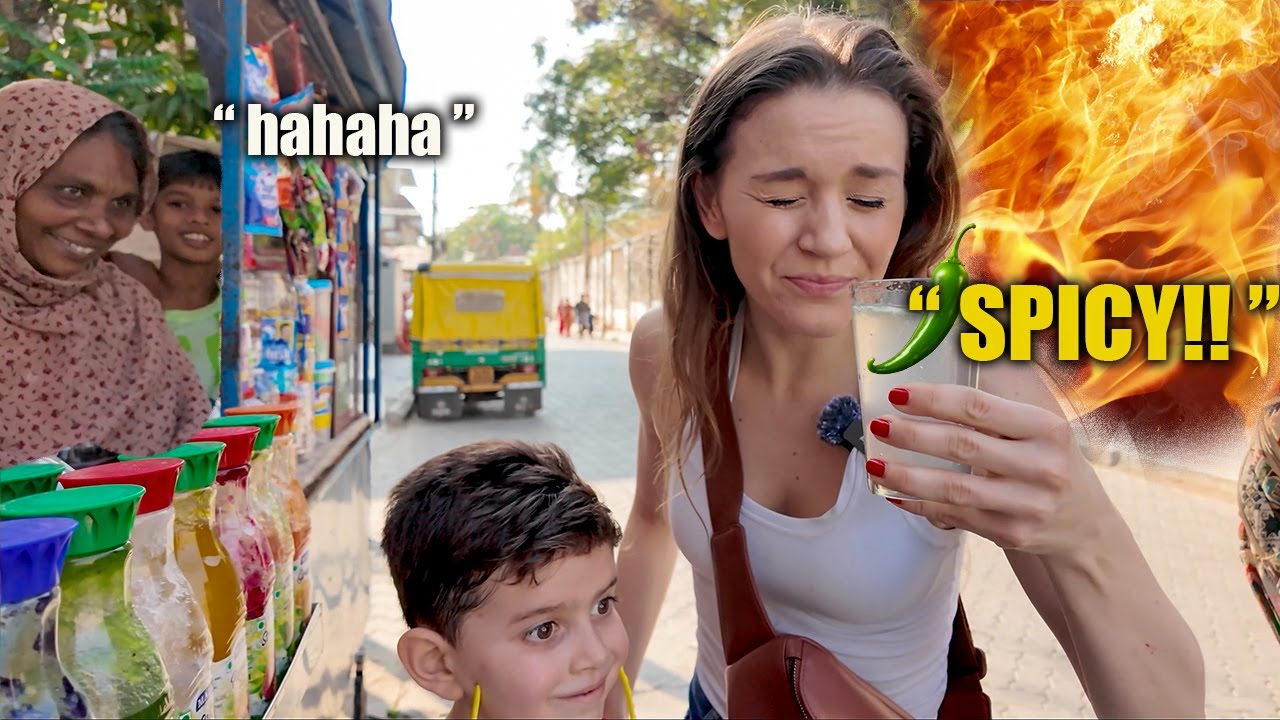 When a Non-Indian Tries INDIAN LEVEL SPICE! | Kerala STREET FOOD 🥵🔥