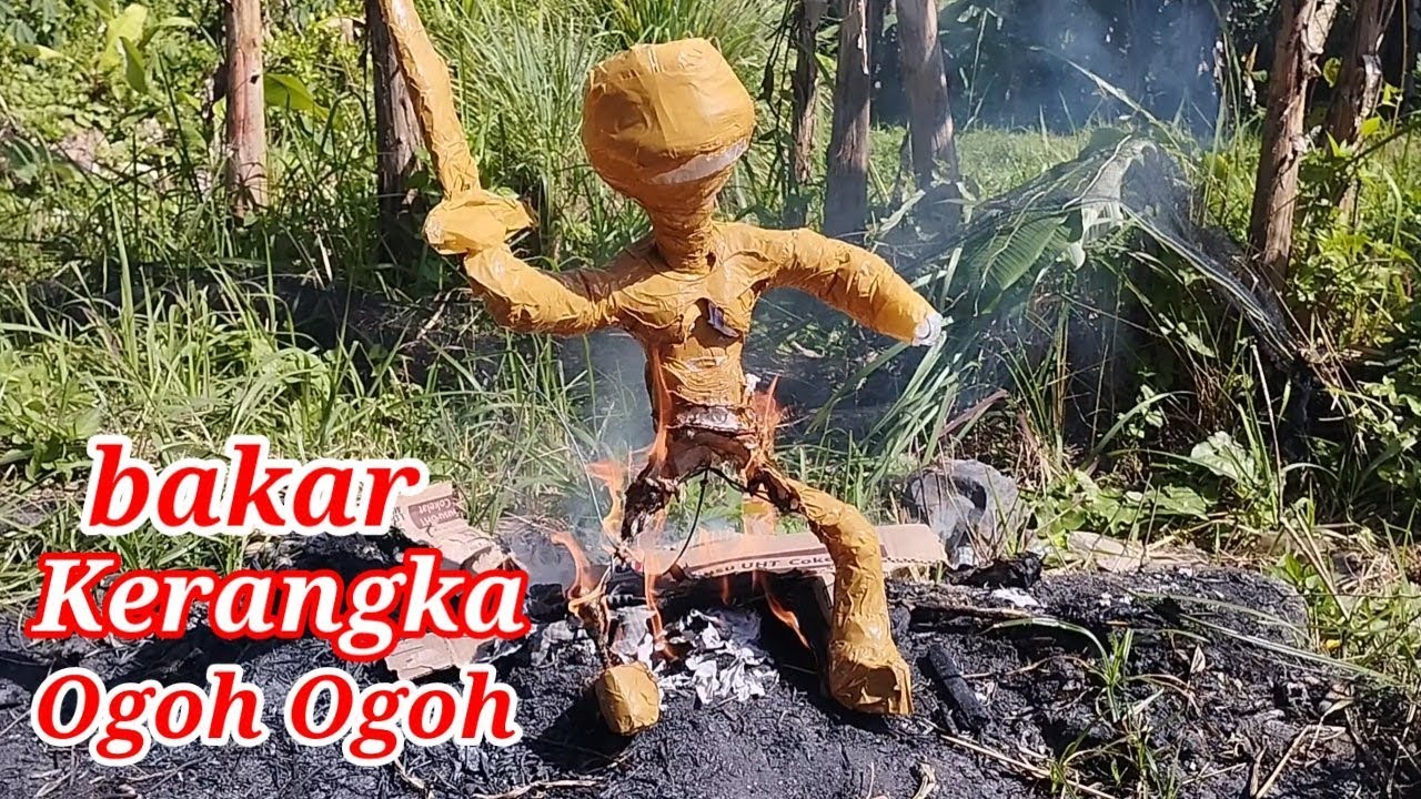 bakar ogoh ogoh kerangkanya aja hahaha 🤣