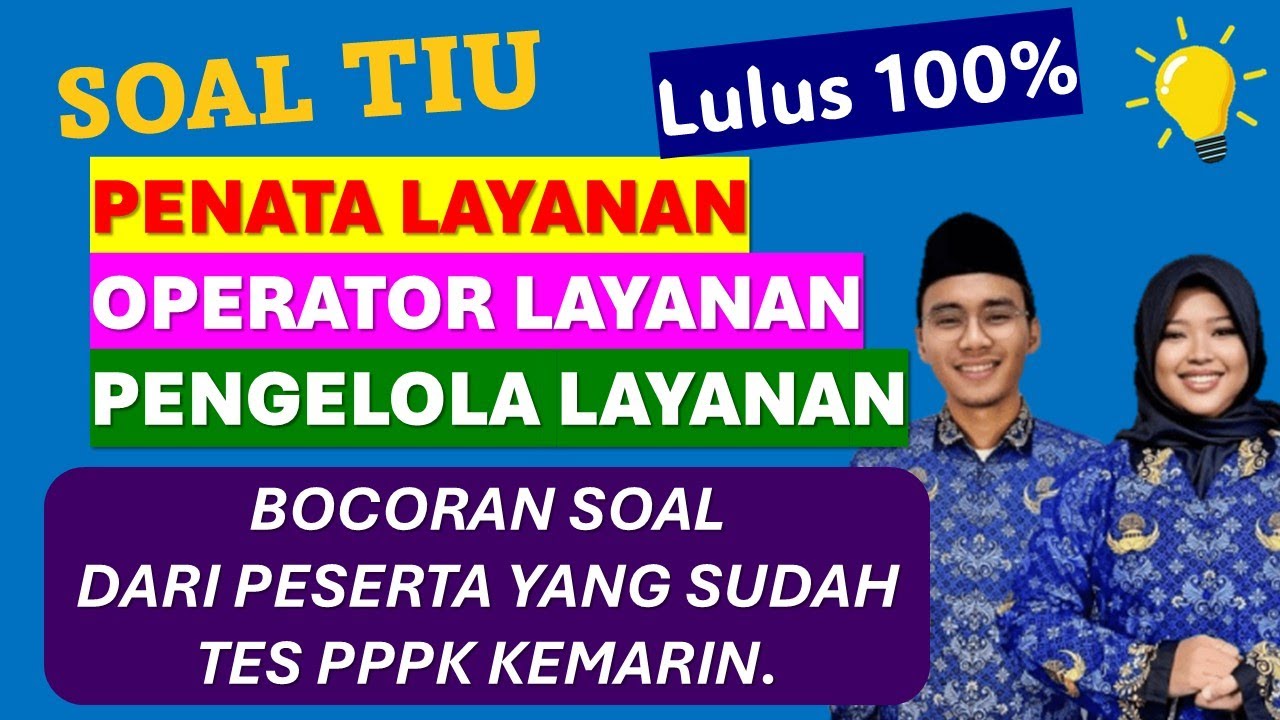 KISI-KISI SOAL TIU PPPK TAHUN 2025