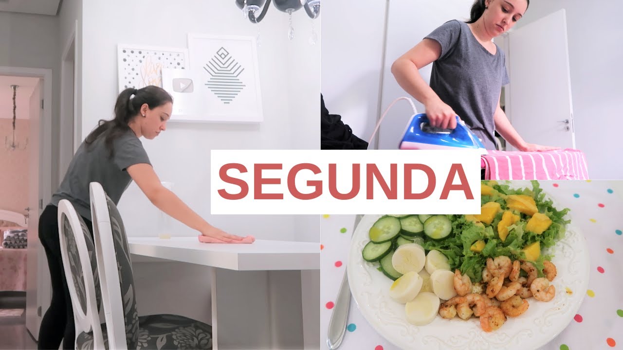 ROTINA DE SEGUNDA-FEIRA: VIDA DE DONA DE CASA!