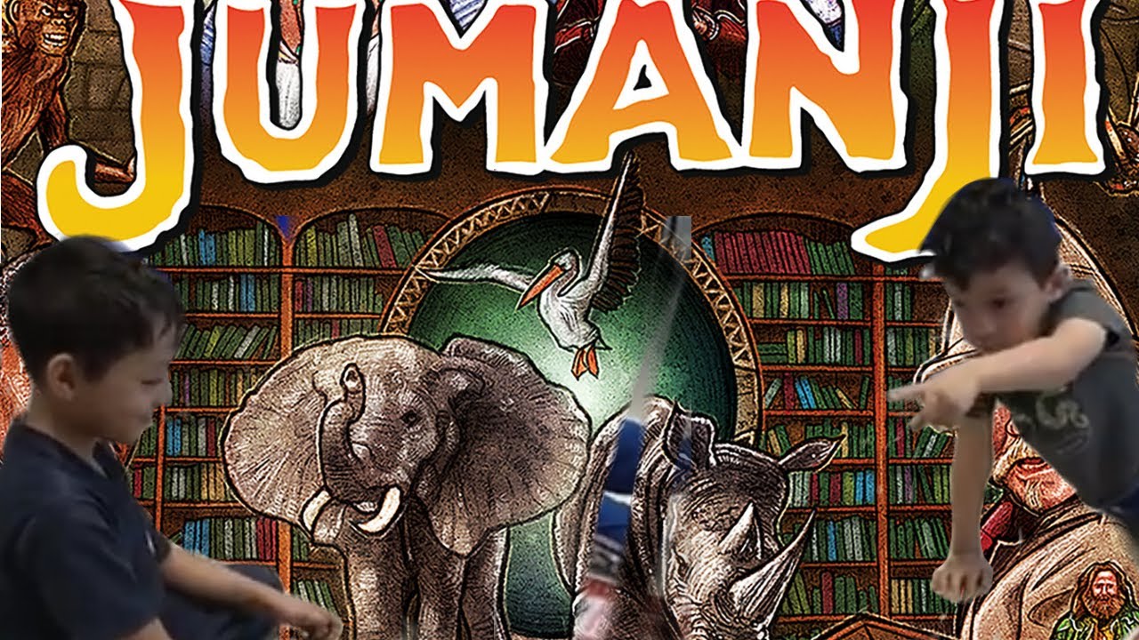 Lord & Joe play with Jumanji Classic Retro 90's family boar game