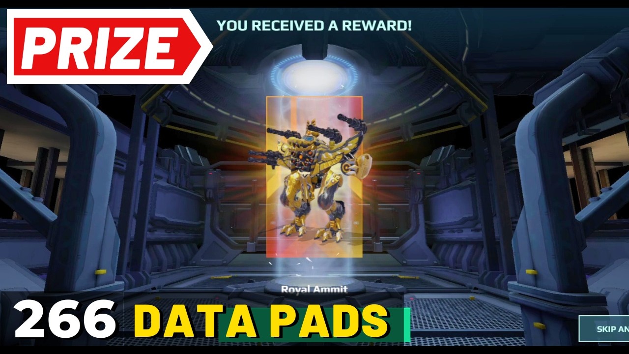 Data Pads Opening - War Robots Event - Mercenary Town