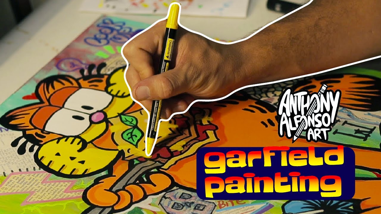 Garfield Painting - Anthony Alfonso Art