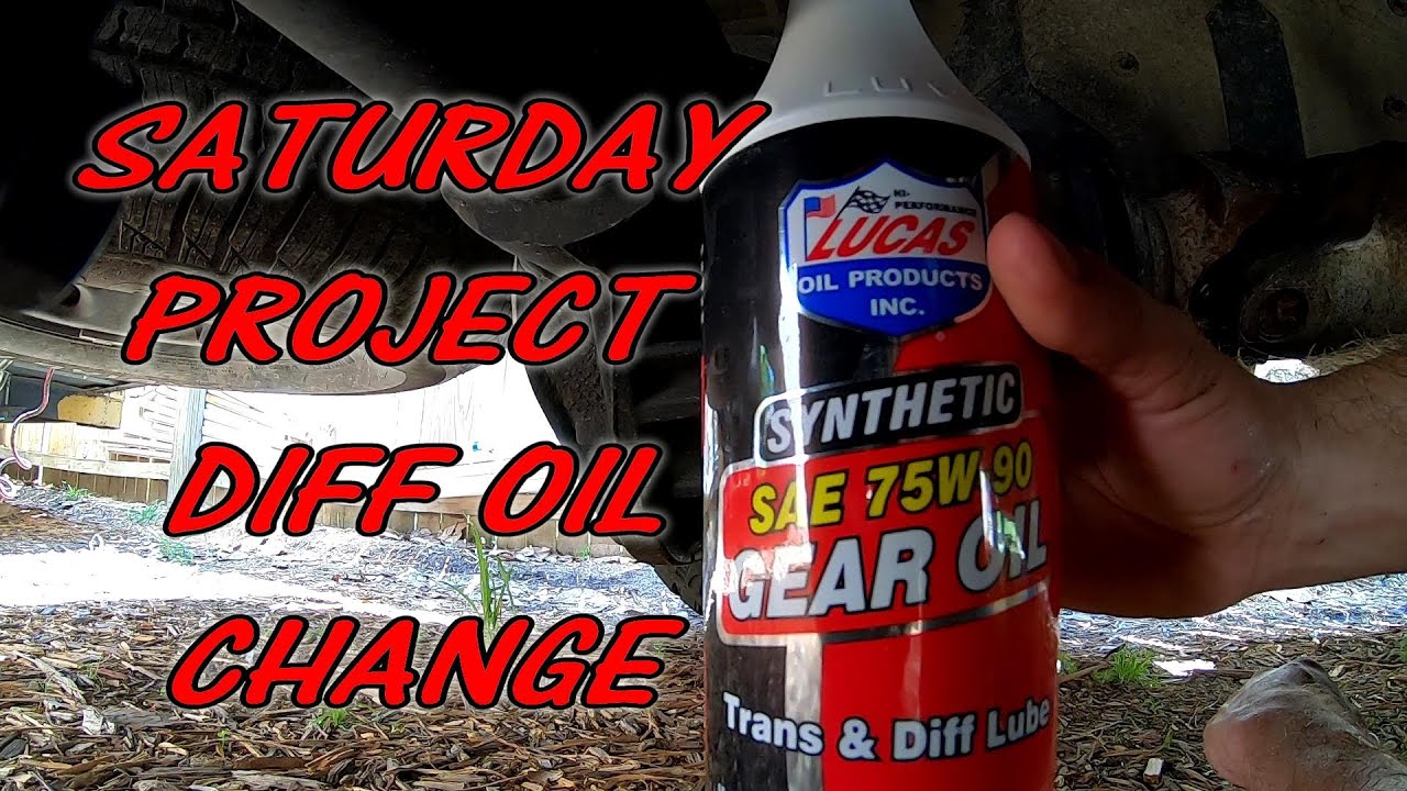 SATURDAY PROJECT DIFF OIL CHANGE WITH LUCAS OIL