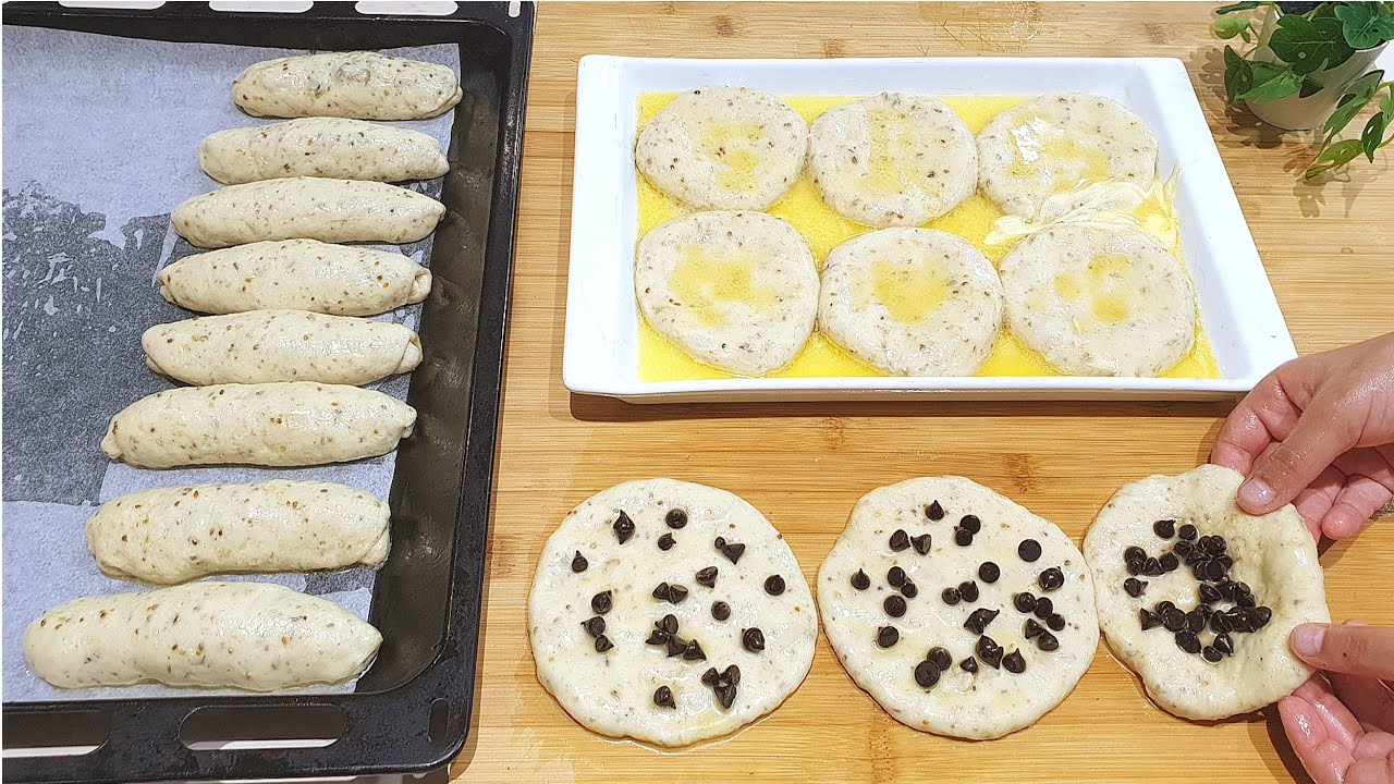 هالجديد بلابيض بلاحليب💪 فطائر ذهبية قطنية أحسن من كرواصة والكرص اقتصادية سهلة بدون بيض ولا حليب