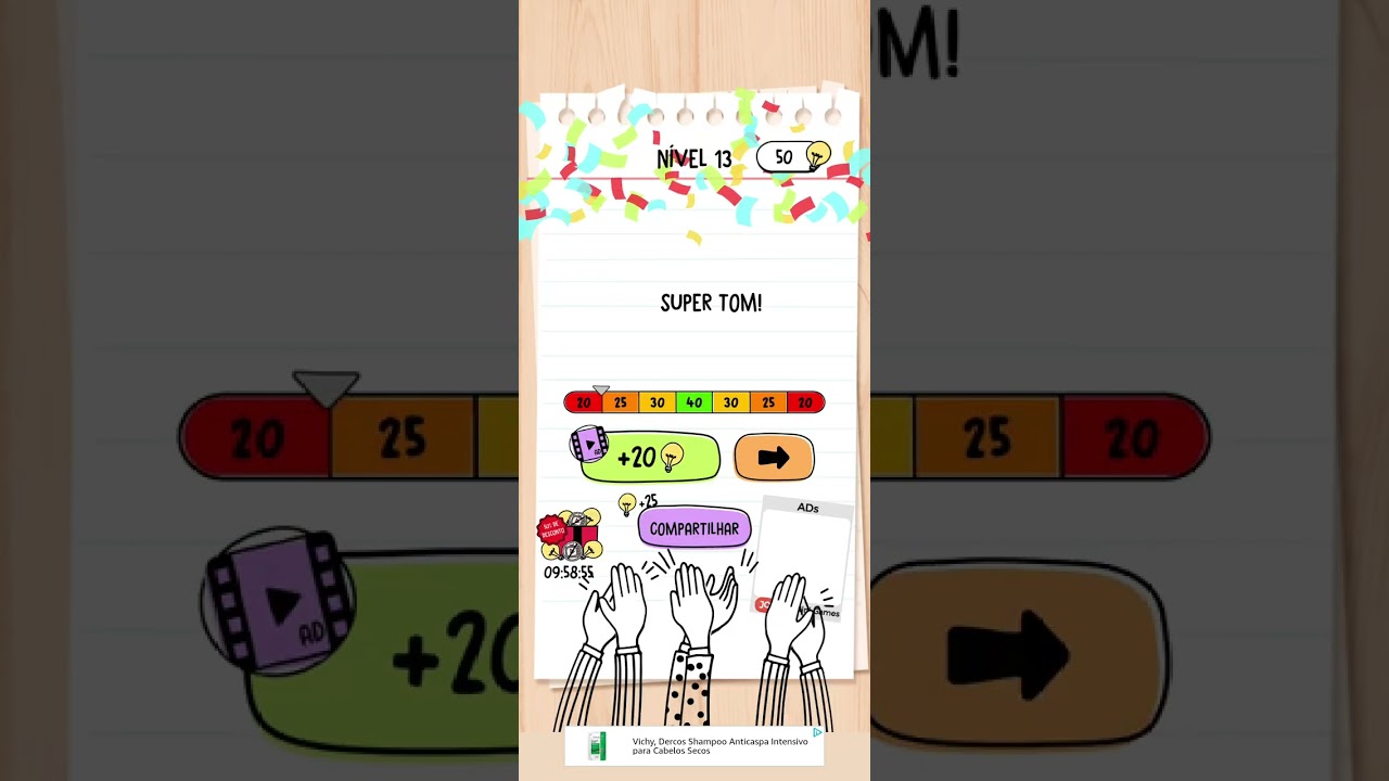 Jogando o Brain teste a primeira vez🥳🥰😍😚😘