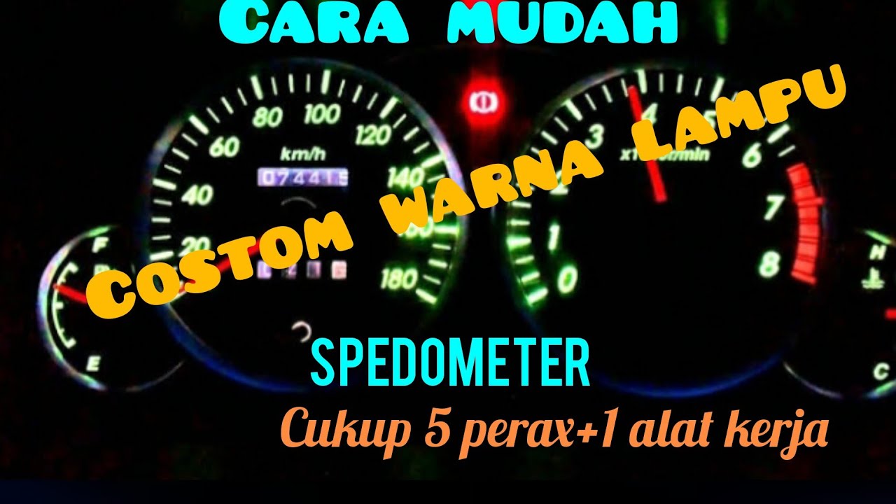 tutorial cara tips membongkar dan mengganti lampu spedometer avanza xenia lama modal 5 ribu+ 1 alat