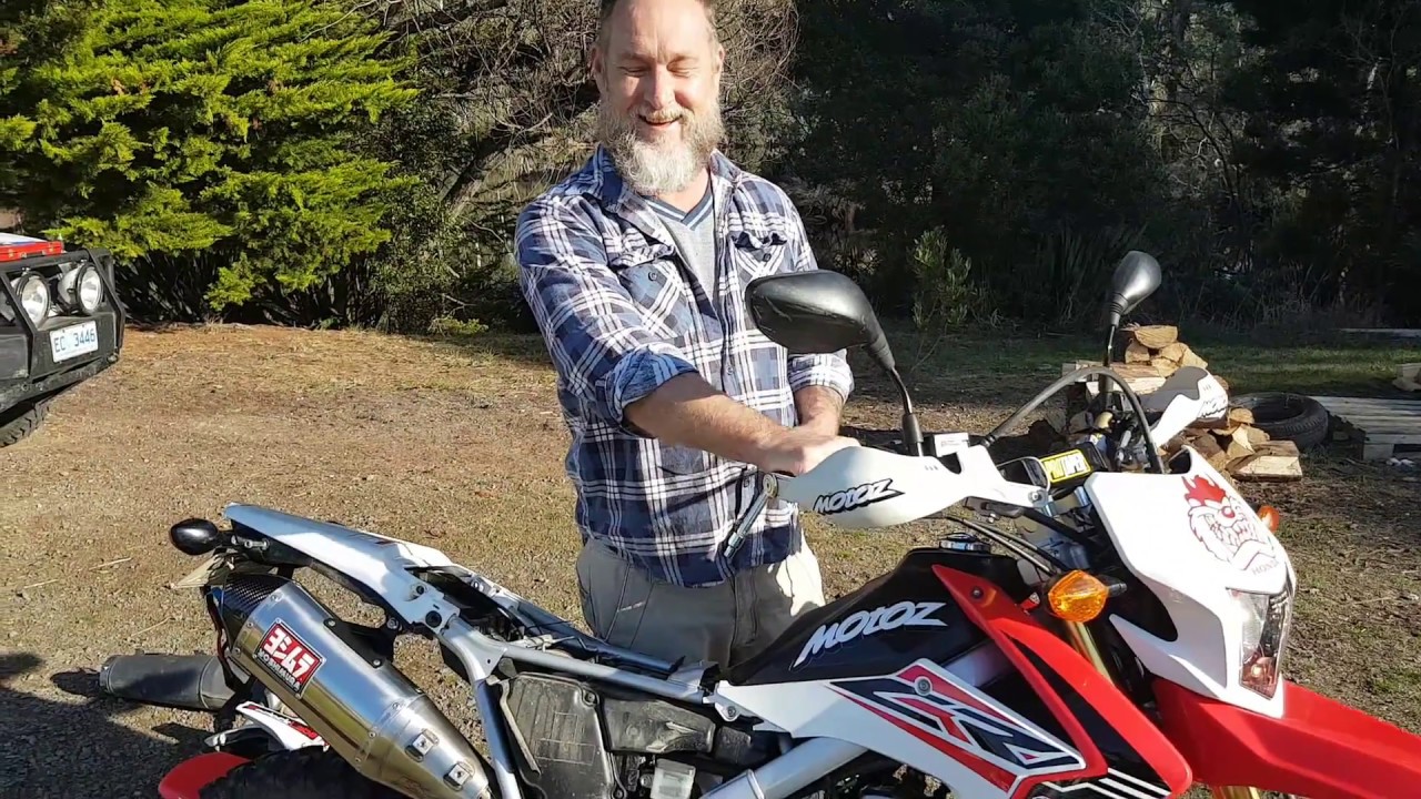 Installing Yoshimura RS-4 complete exhaust to Honda CRF250L (long version)