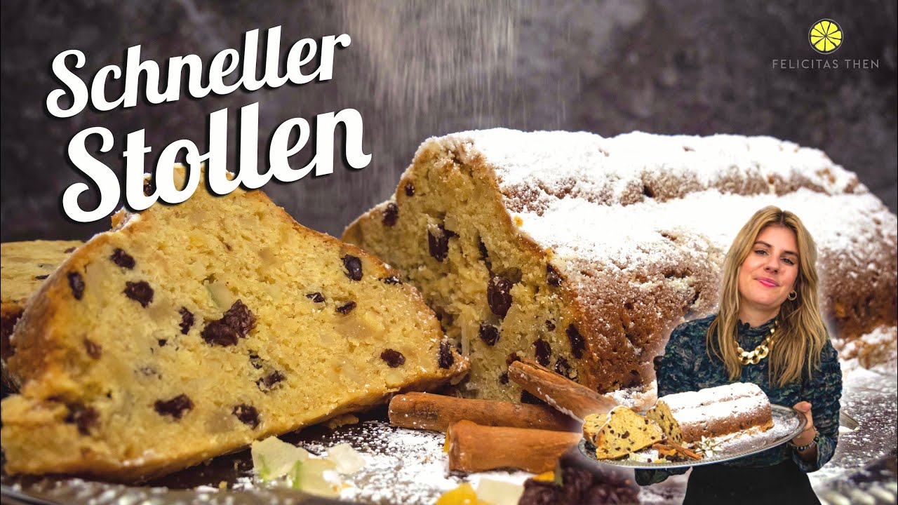 schneller Stollen | wie von Oma | supersaftig! | Felicitas Then