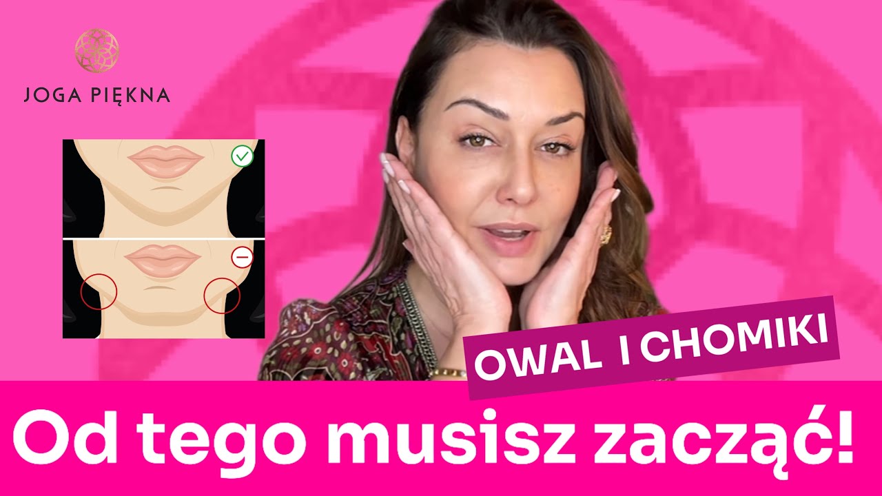 Sekret pracy nad owalem twarzy i likwidowaniem „chomików”! | Joga Twarzy | Masaż Twarzy