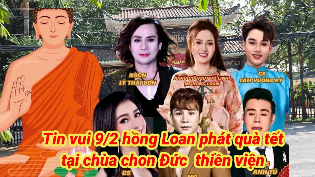 Tin vui Hồng Loan chuẩn phát quà tết cho bà còn nghèo tại chùa chơn Đức thiền viện hóc môn 