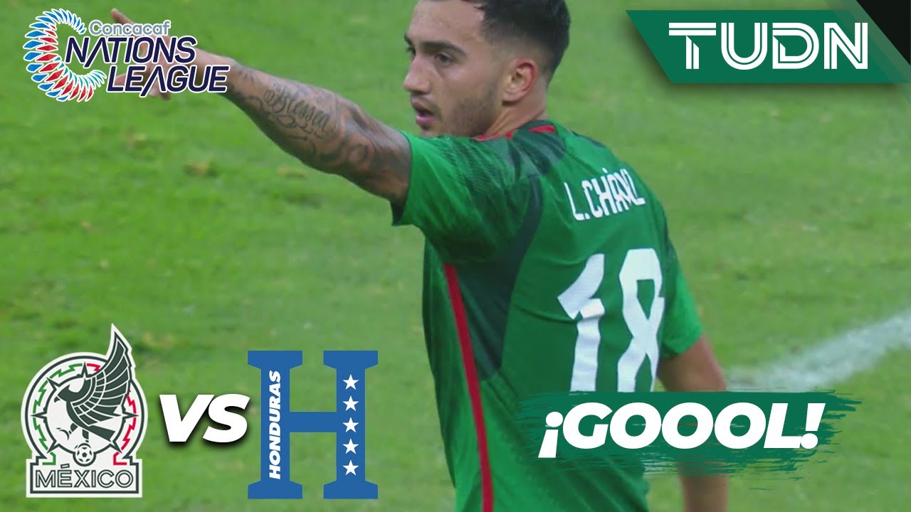 &iexcl;GOLAZO QUE HACE SO&Ntilde;AR! Ch&aacute;vez, tremendo gol | M&eacute;xico 1-0 Honduras | Concacaf Nations League | TUDN