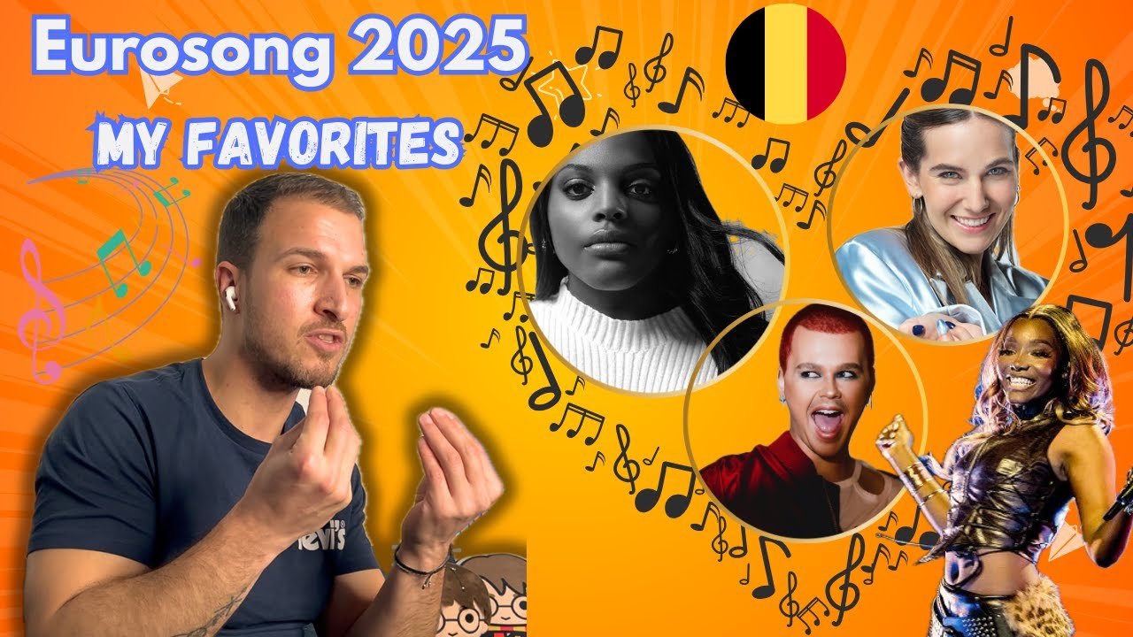 🇧🇪 BELGIUM EUROSONG 2025 REACTION & MY TOP 4 RANKING | EUROVISION 2025