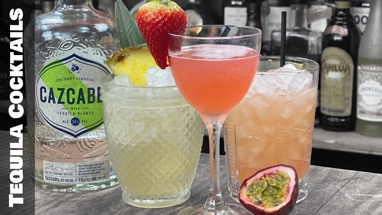 Easy to Make TEQUILA DRINKS; 3 Margarita Recipes (pt1)