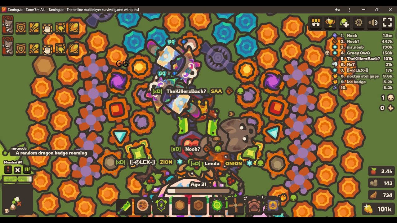 Lynx lvl 60 GG! - Taming.io