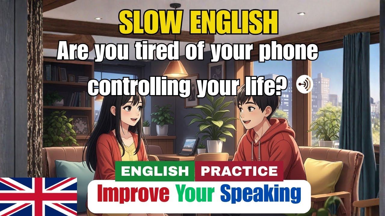 How I Finally Broke My Phone Addiction | English Conversation Practice