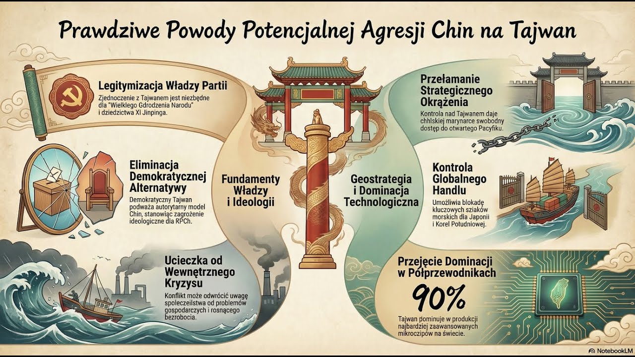 Prawdziwe powody potencjalnej agresji Chin na Tajwan