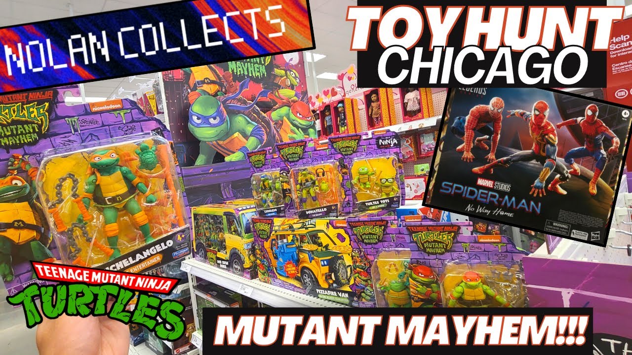 TOY HUNTING New TMNT Mutant Mayhem Toys! Hunting VLOG!