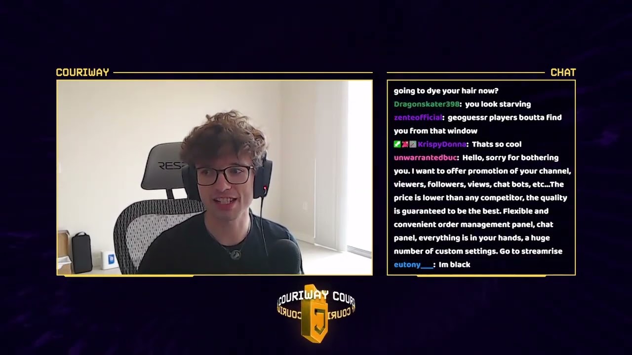 Couriway Day 1 - 100K Minecraft Twitch Rivals from Brand New Scuffed Apartment Setup I will be winn