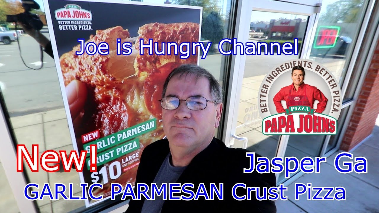 Papa John's&reg; | GARLIC PARMESAN Crust Pizza | Joe is Hungry