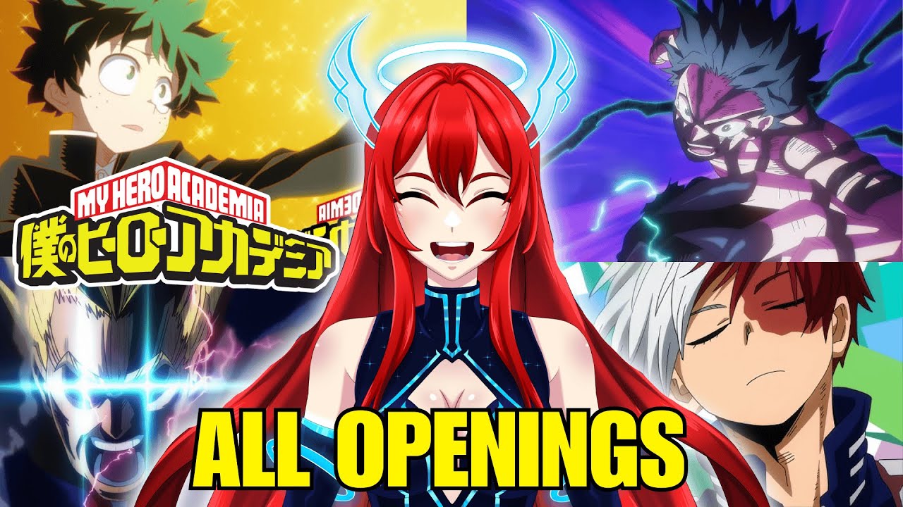 FIRST TIME REACTING to ALL MY HERO ACADEMIA Openings (1-14)