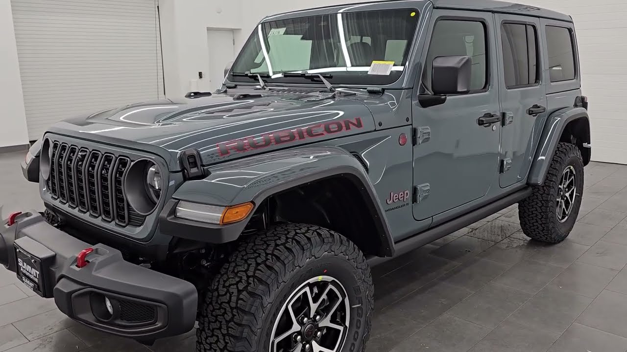 2026 JEEP WRANGLER 4-дверный RUBICON SKY ONE TOUCH TOP ANVIL 4K WALKAROUND 26J18