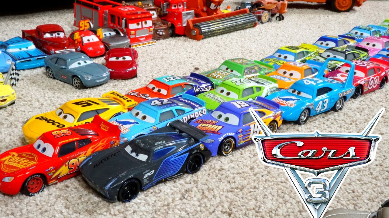 Huge Disney Cars 3 Collection Next Gen Racers Florida 500 and Piston Cup Veterans!