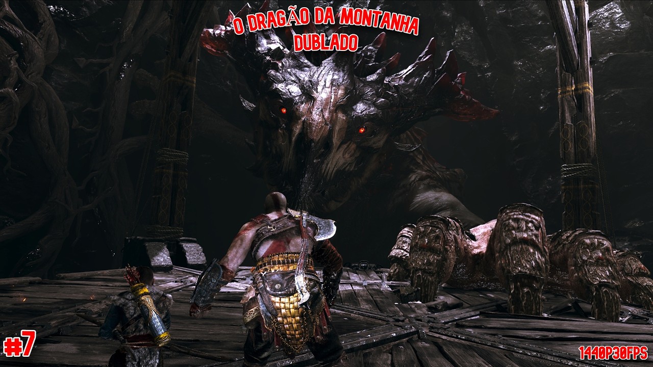 O Dragão Da Montanha. God Of War 2018 Parte 7 Dublado Gameplay Sem Comentários.