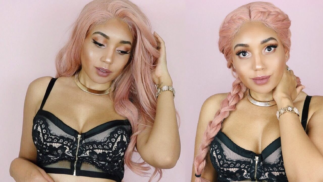 ROSE GOLD SLAY | Amazon Pink Wig Review