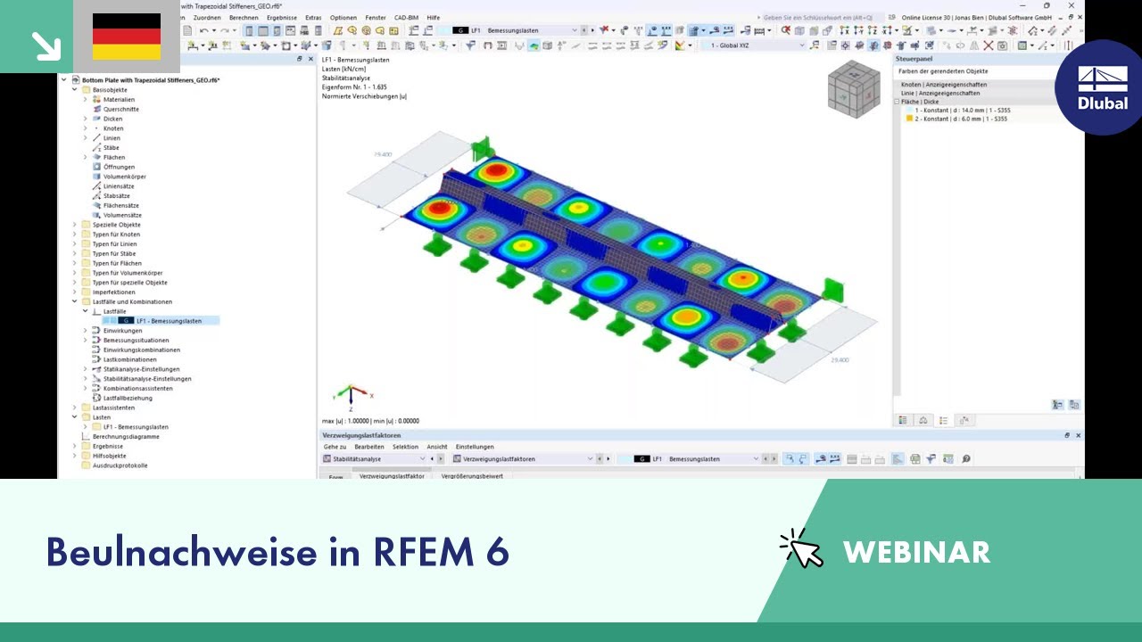 Beulnachweise in RFEM 6