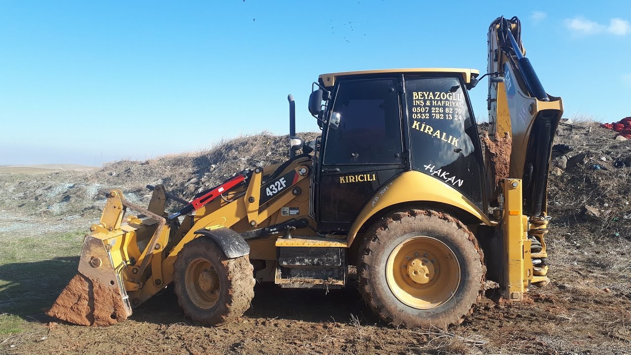 Cat 432F Dökümyeri Düzleme