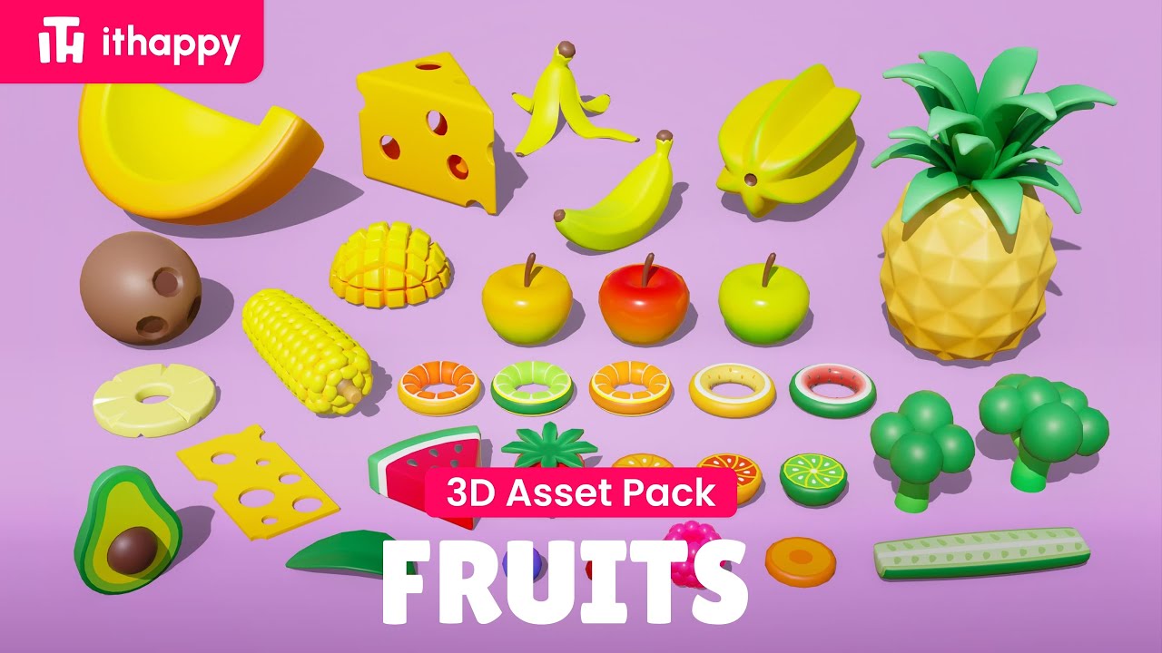 Platformer 5 Fruits - Assets Demonstration
