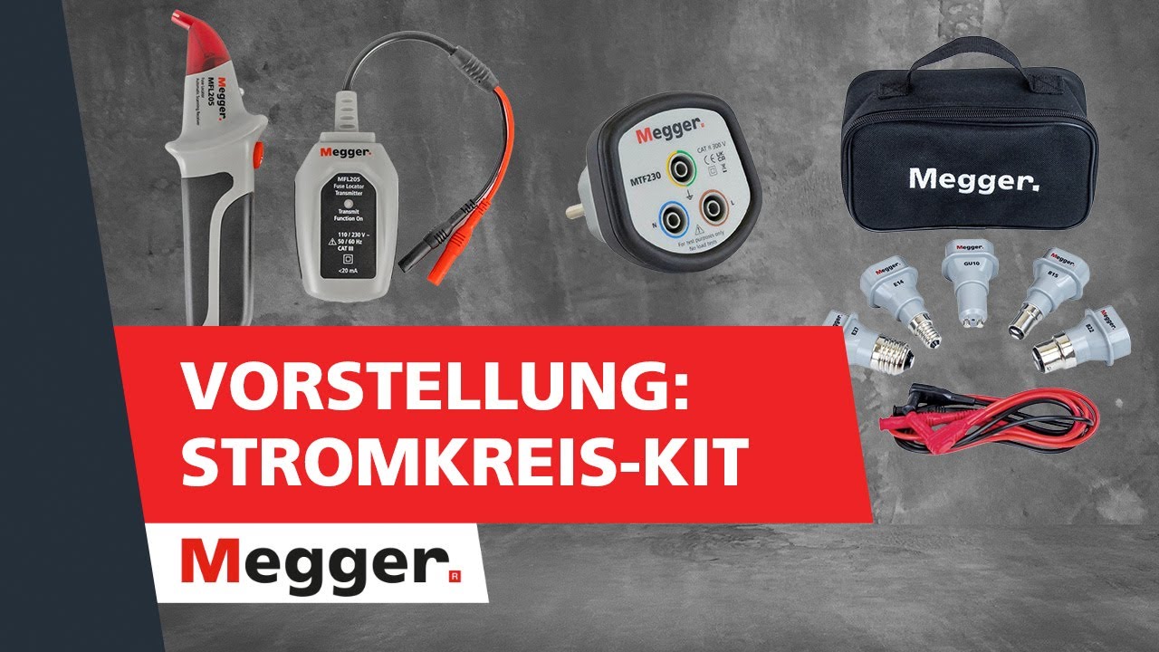 Megger Stromkreis-KIT | Niederspannungsprüftechnik