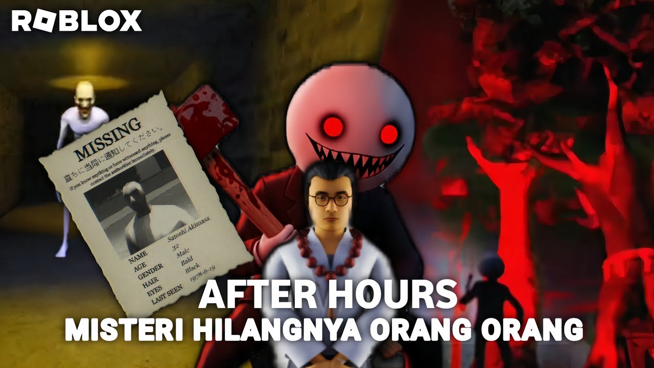 Misteri hilangnya orang orang di kota Tono | Alur Cerita Roblox Horror After Hours Chapter 1 