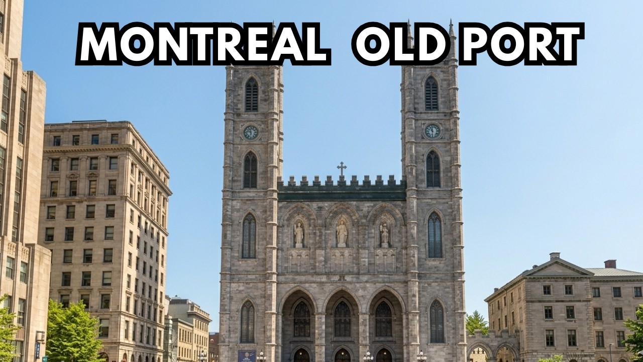 🇨🇦 Montreal Old Port Walking Tour - Quebec Canada [4K Ultra HD]